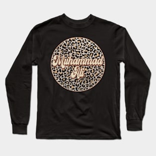 Classic Music Ali Personalized Name Circle Birthday Long Sleeve T-Shirt